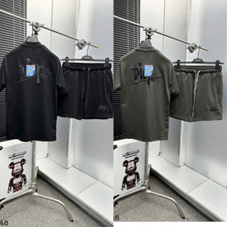 Bộ cộc Nam Mùa Hè Chất Cotton Cao Cấp - Bộ Cộc Hè Nam Nữ  Họa Tiết In Nổi Siêu Đẹp