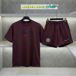 Bộ Thê thao hè Nét Keng Đỏ Trầu Hot Hit Cao cấp Đứng Form Chính Hãng, Bộ Nam Hè 88%Coton Nam co giãn 4 chiều Cực Mát