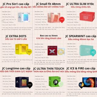 Bao cao su Bi gai Xman Hộp 10 cái Bcs 6 bi Tăng khoái cảm Kéo dài quan hệ  Codomi