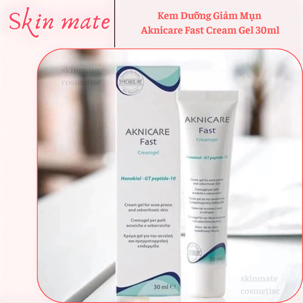 Kem Dưỡng Giảm Mụn Aknicare Fast Cream Gel 30ml