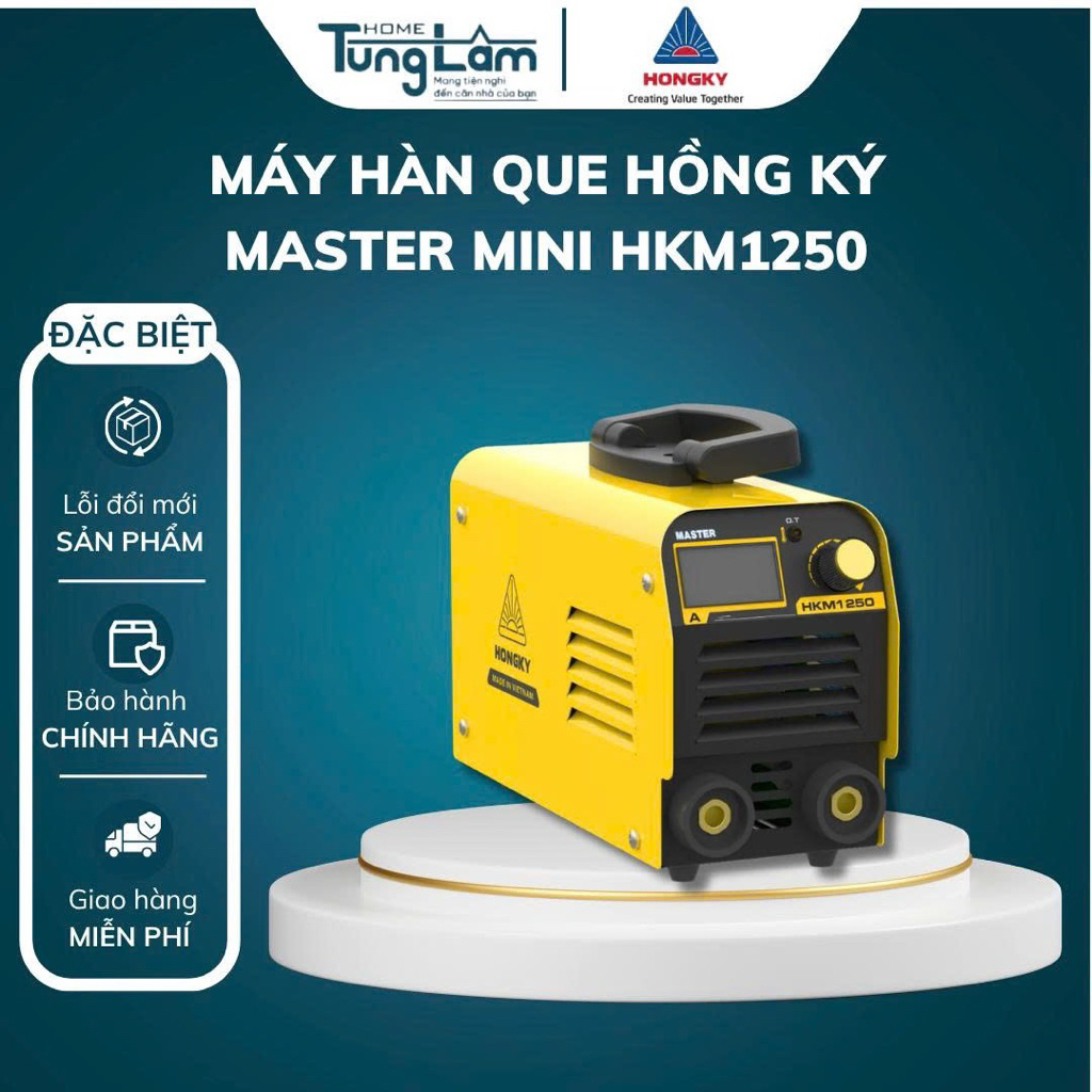 Máy Hàn Que Hồng Ký Master Mini 125A 200V - HKM1250 - HKM1250E