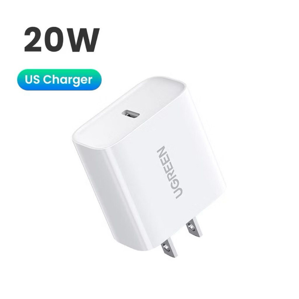 Củ sạc nhanh UGREEN 20W PD Type C hàng mới 100%