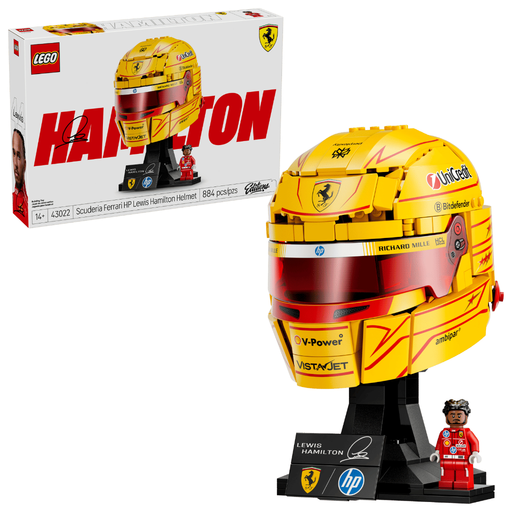 Đồ chơi lắp ráp LEGO Scuderia Ferrari HP Lewis Hamilton Helmet 43022