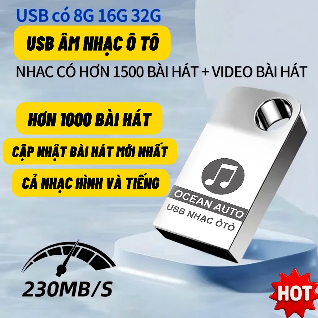 Usb nhạc ôtô có sẵn nhạc cả hình và tiếng, thể loại nhạc trẻ, bolero, remix, Ai, trữ tình