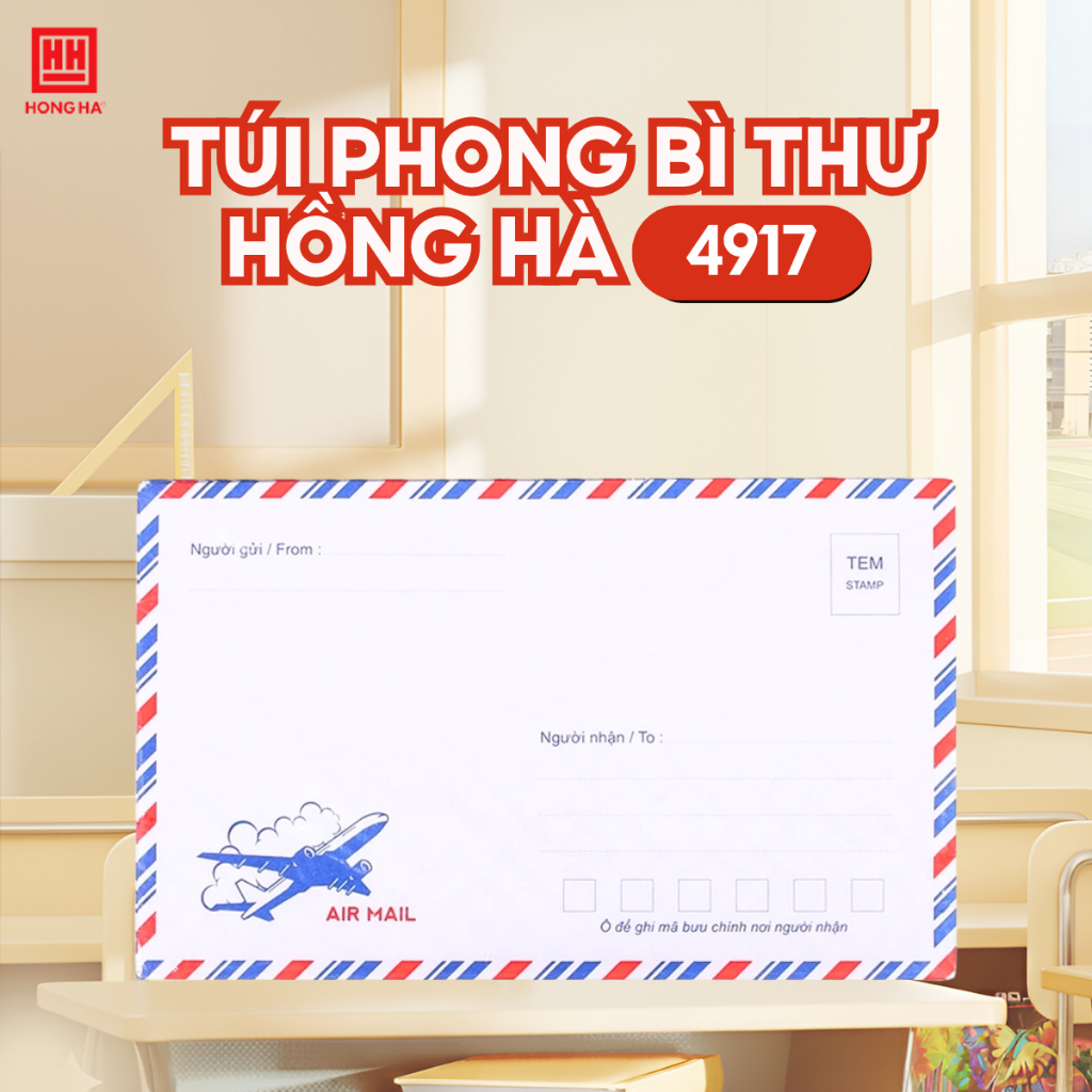 Túi Phong Bì Thư Hồng Hà - 4917
