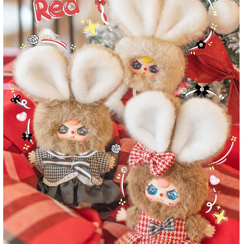 Baby Three Thỏ Tủ Đồ – BB3 Oli’s Wardrobe Rabbit Màu Hồng (Đã Khui) (BBTD)