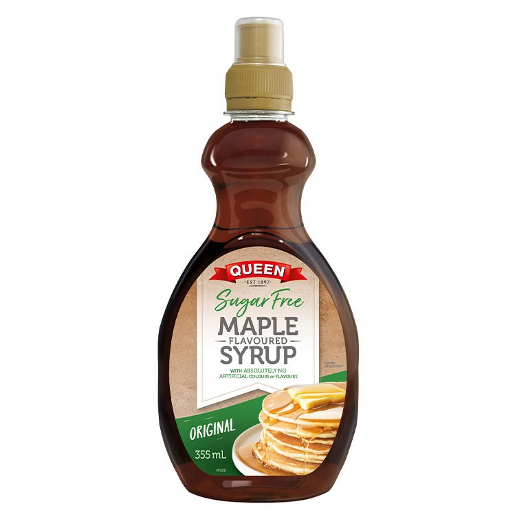 SIRO HƯƠNG LÁ PHONG Queen Maple Syrup Flavored, VỊ NGUYÊN BẢN Original / VANILLA, KHÔNG ĐƯỜNG Sugar 