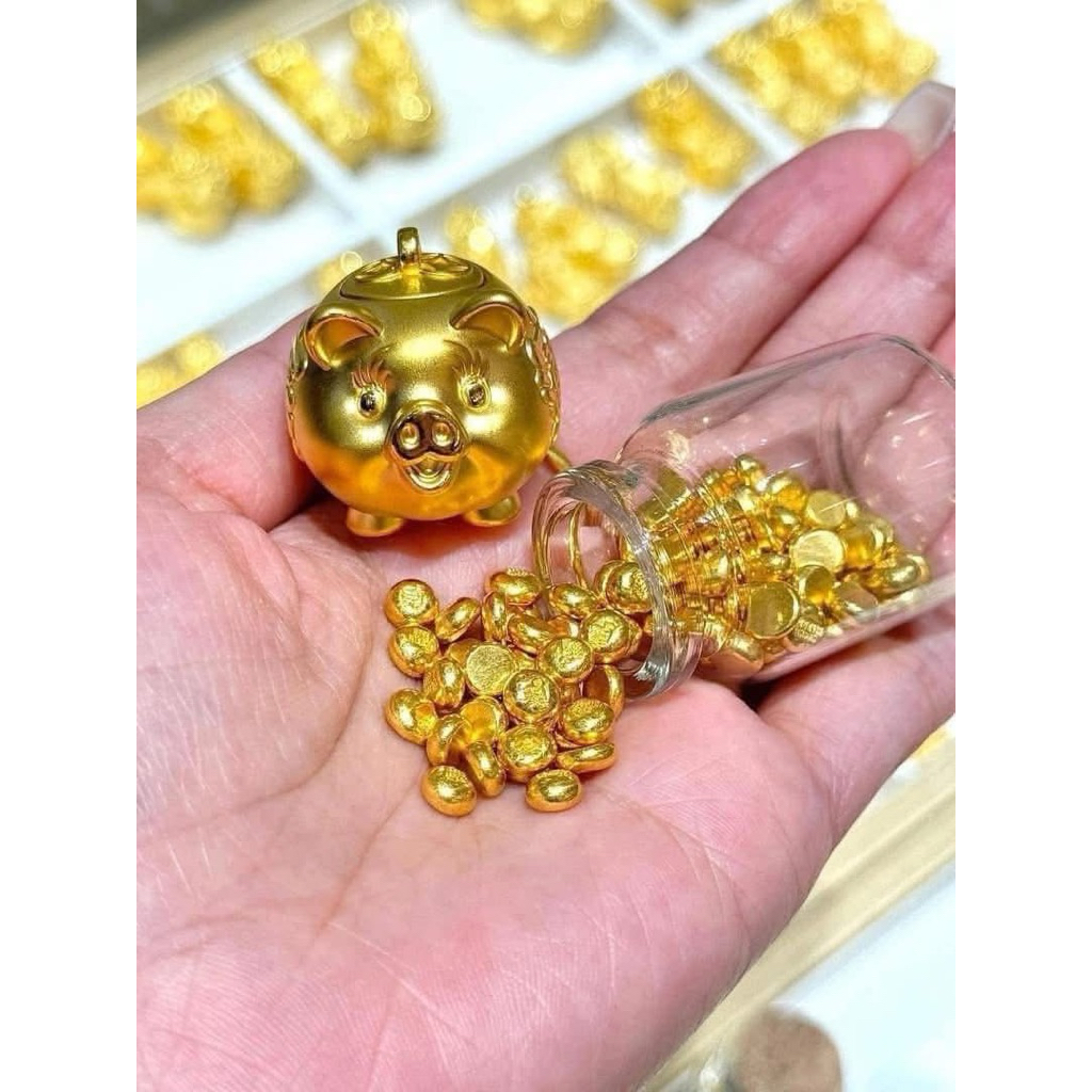 Hạt đậu vàng 24K 9999 0,1 chỉ tích luỹ sinh lời