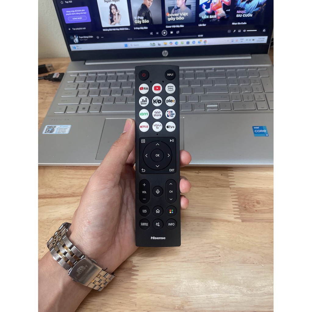 Remote Điều khiển Tivi Hisense giọng nói