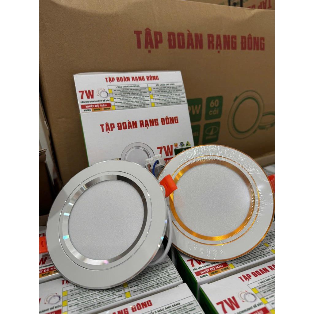 Đèn Led âm trần 7w-9w-12w Tập Đoàn Rạng Đông(CHÍNH HÃNG)