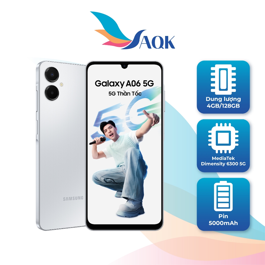Điện thoại Samsung Galaxy A06 5G (4GB/128GB) - Hàng chính hãng