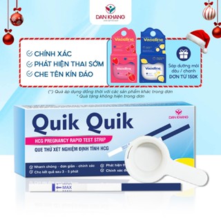 (HỎA TỐC + CHE TÊN) Que Thử Thai Phát Hiện Thai Sớm Sau 7 Ngày Quan Hệ Chính Xác Quik Quik Dan Khang