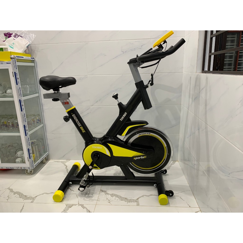 Xe đạp tập thể dục Spin Bike JN55, xe đạp chân tại chỗ trong nhà hỗ trợ tập luyện thể dục giảm cân, 