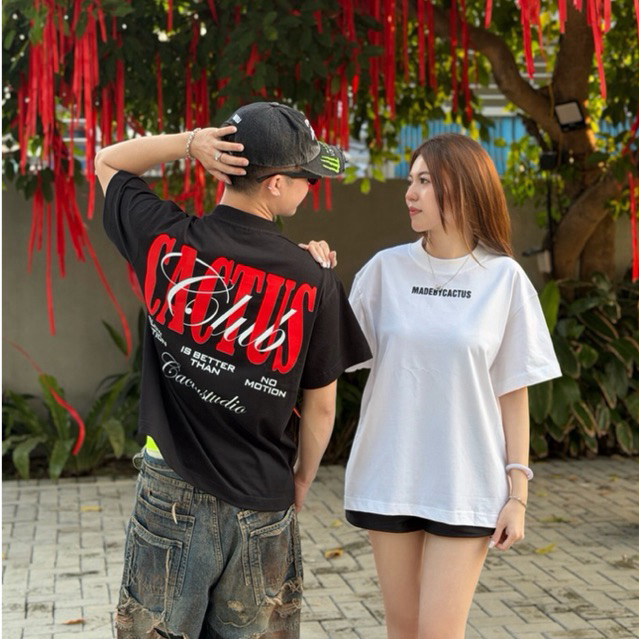 T-Shirt Boxy 270GSM "CACTUS Club"