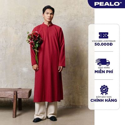 Áo dài nam ngũ thân PEALO chất liệu linen cao cấp form truyền thống tôn dáng sang trọng SPT2