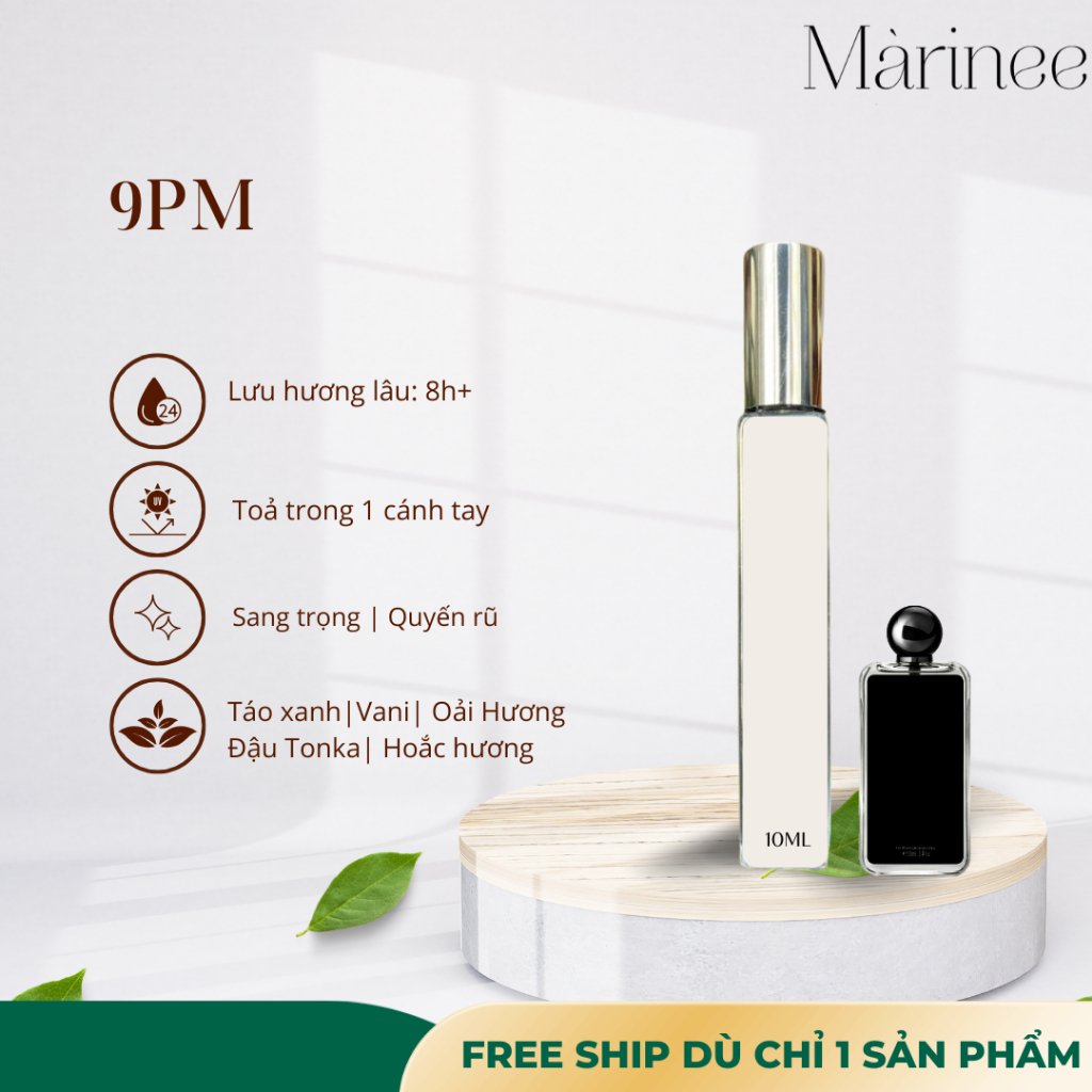 Nước hoa nam nữ Afnan 9PM, 9AM EDP | 5ml 10ml | - Tiệm nước hoa Marinee