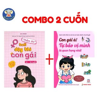 Sách- Combo 2 Cuốn: Thì Thầm Tuổi Dậy Thì Con Gái và Con Gái À! Bảo Vệ Bản Thân Mình Là Quan Trọng (tsnm)