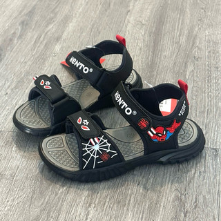Giày Sandal trẻ em siêu nhân nhện bé trai VNXK KENTO kháng khuẩn cao cấp Đế Thể thao Chống Trơn 831