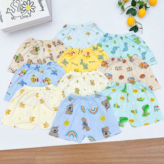 (Combo3-5)Quần đùi chục nhiều họa tiết vải thun lạnh mềm mịn cho bé