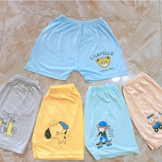 (Combo3-5)Quần đùi chục nhiều họa tiết vải thun lạnh mềm mịn cho bé