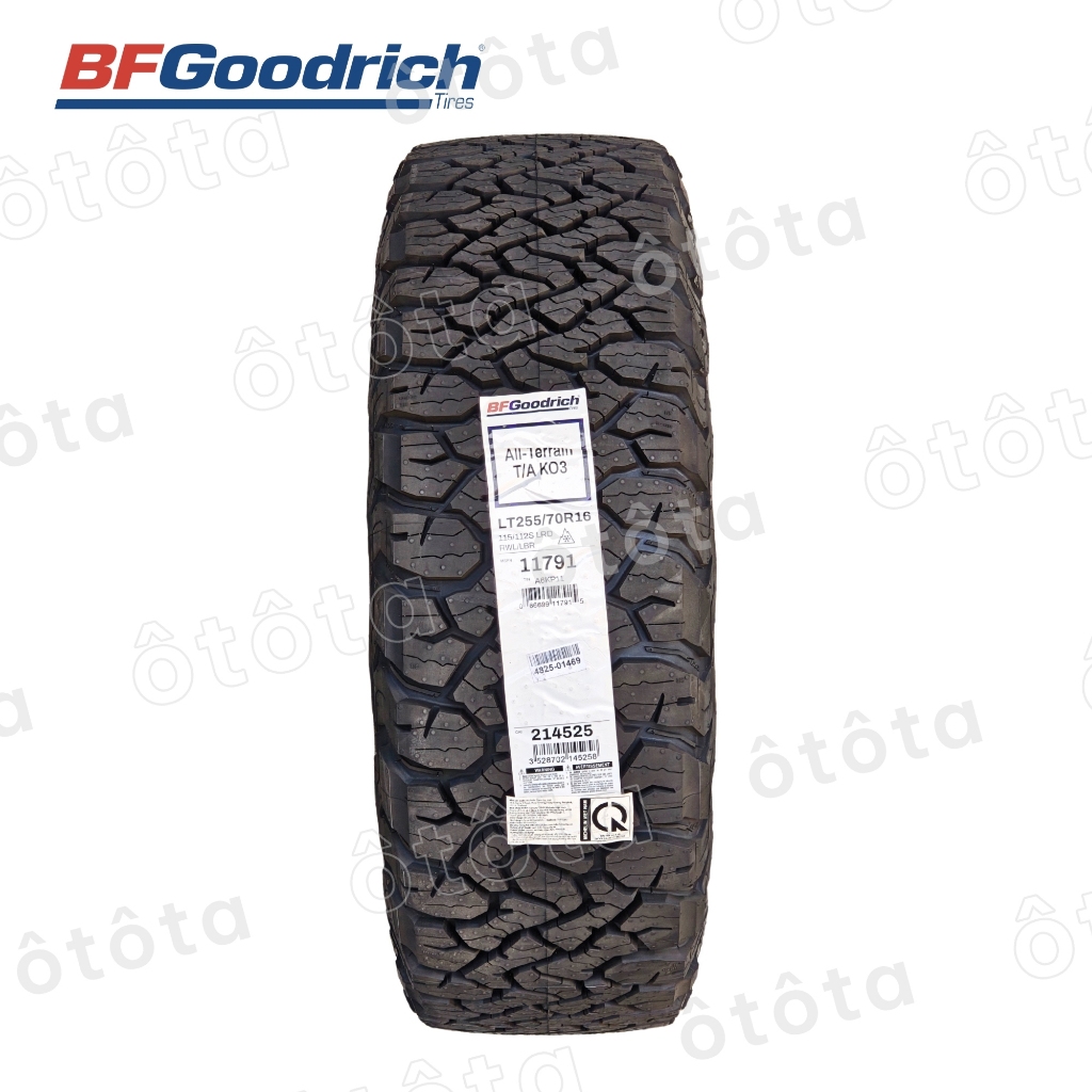 Lốp ô tô BFGoodrich 255/70 R16 115/112S All Terrain KO3 -Chính hãng BH 6 năm (255/70R16; 255 70 R16)