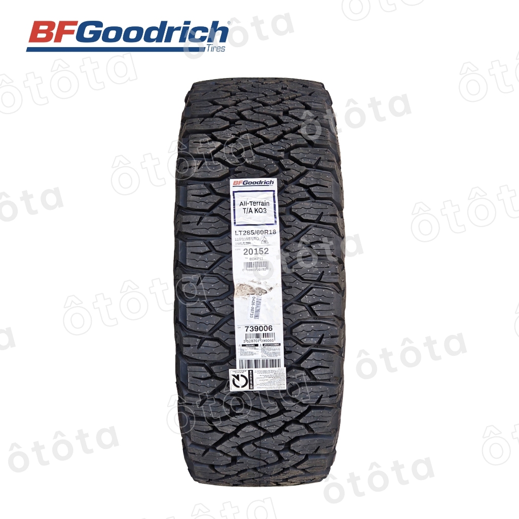 Lốp ô tô BFGoodrich 285/60 R18 118/115S All Terrain KO3- Chính hãng BH 6 năm (285/60R18; 285 60 R18)