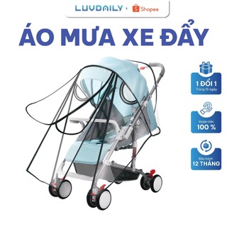 Áo Mưa Xe Đẩy Cho Em Bé Rút Gọn Tiện Lợi Phù Hợp Tất Cả Loại Xe Đẩy