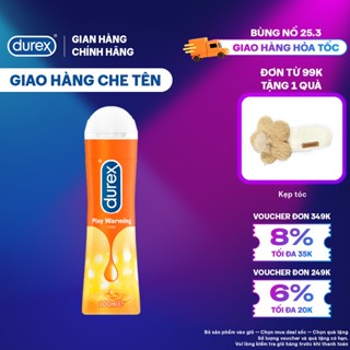 Gel bôi trơn Durex Play Warming có chất làm ấm 100ml/chai