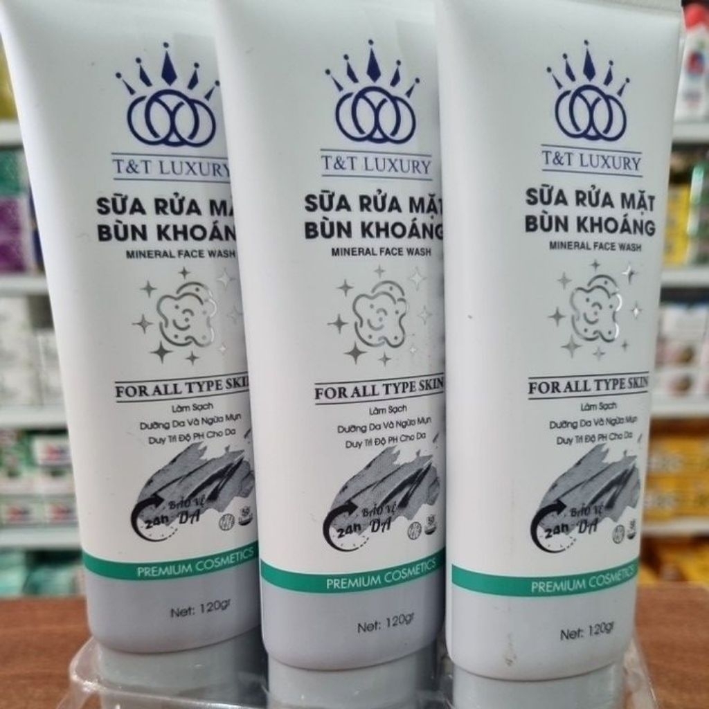 Sữa rửa mặt bùn khoáng T&T LUXURY