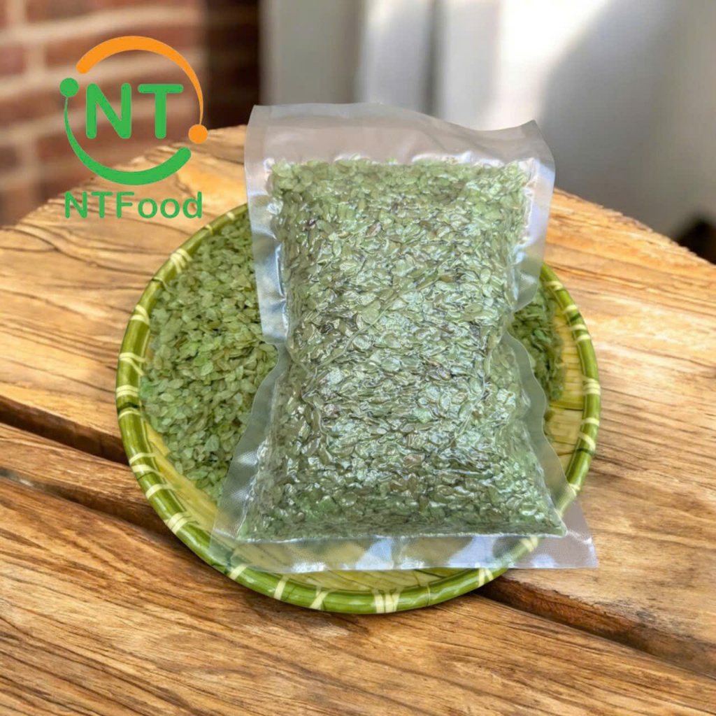 Cốm Dẹp Xanh Túi 1kg NTFood - Nhất Tín Food