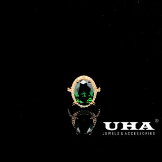 Nhẫn nữ mạ vàng 18K đính đá CZ N511