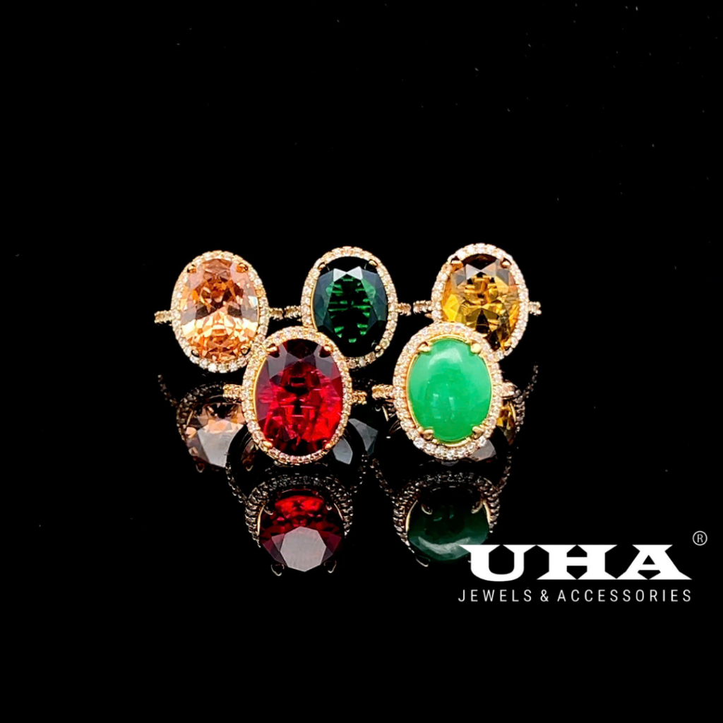 Nhẫn nữ mạ vàng 18K đính đá CZ N511