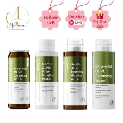 Nước tẩy trang DRCEUTICS Ultra-Mild Olive Cleansing Water làm sạch sâu, không gây khô da