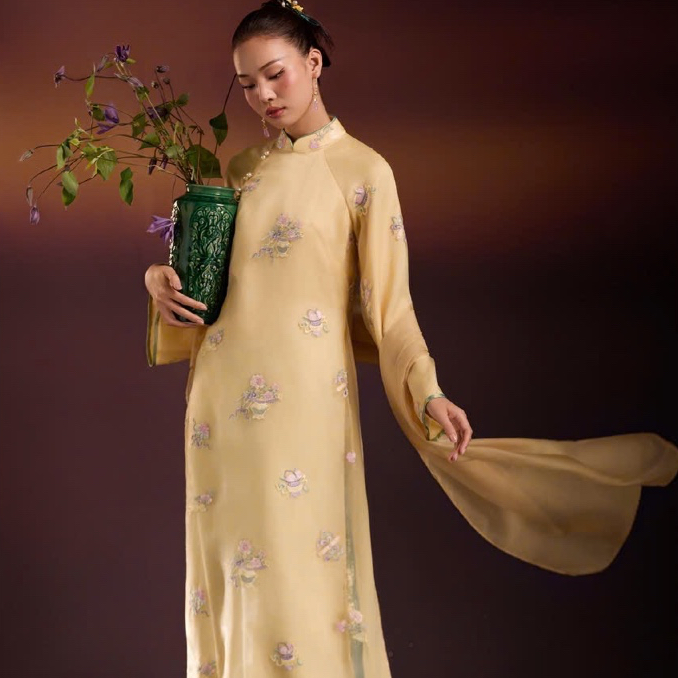 Áo Dài Hoàng Ngọc - EDINI - A1718