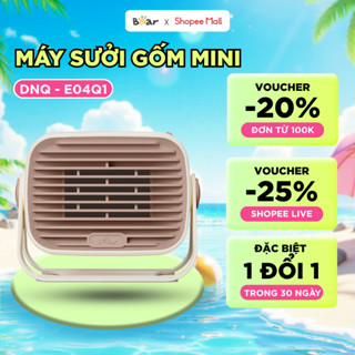 Quạt Sưởi Gốm Mini Bear Để Bàn Máy Sưởi Sửi Ấm Mini Làm Ấm Tay, Chân, Bàn Làm Việc, Giường Cho Em Bé DNQ-E04Q1