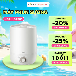 Máy Phun Sương Tạo Ẩm Bear Máy Tạo Độ Ẩm Phun Sương Làm Mát, Máy Dưỡng Ẩm Không Khí Máy Xông Dung Tích 4.5L JSQ-C45U1
