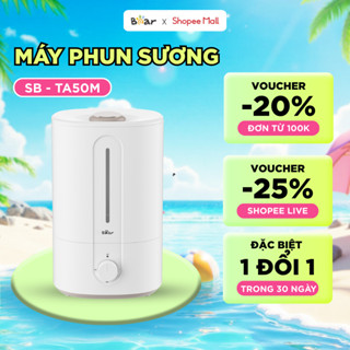 Máy Phun Sương Tạo Ẩm Bear Máy Tạo Độ Ẩm Phun Sương 2 Chế Độ Máy Phun Sương Làm Mát Máy Xông Dung Tích 5L SB-TA50M
