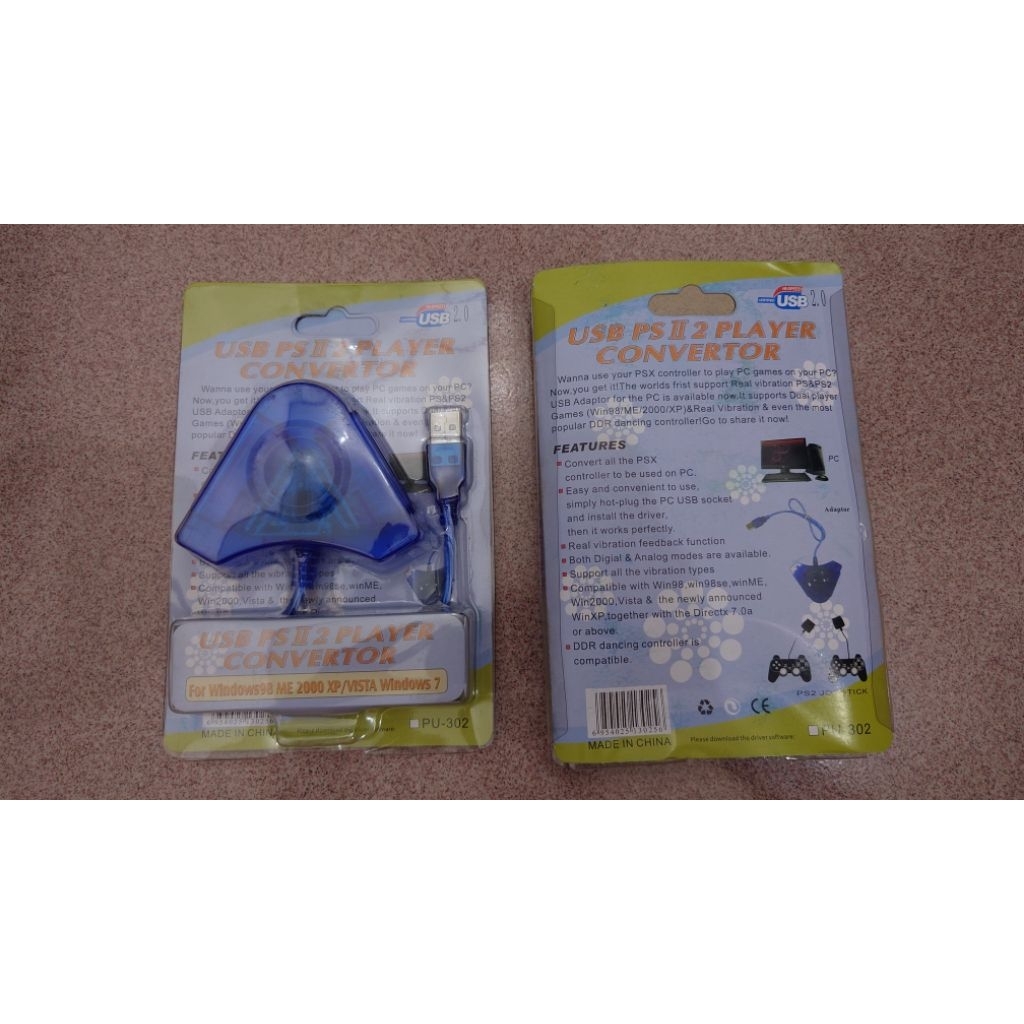 Cáp chuyển tay cầm PS1 PS2 thành USB - Cáp playstation