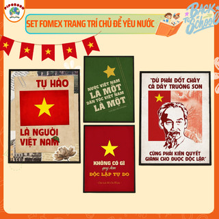 [Tranh 30/4-1/5] Tranh FOMEX cổ động, tranh treo tường chủ đề lịch sử, tranh decor trang trí cửa hàng[9310]