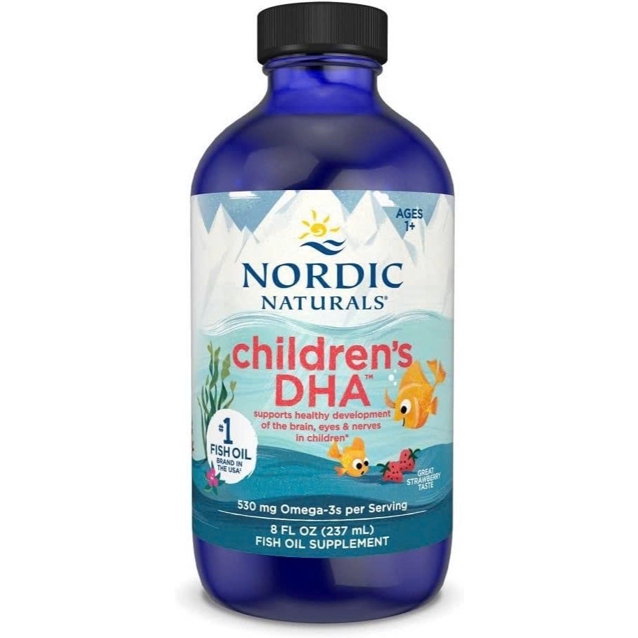 Dầu Cá DHA Cho Bé Nordic Naturals Children’s DHA Vị Dâu