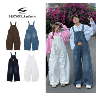 Yếm Jeans SSS.A Form Unisex Túi Rộng Cá Tính | SSSTore.Aesthetic