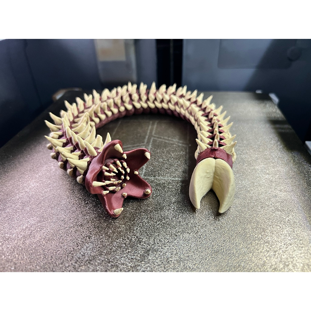 Mô Hình đồ chơi quái vật sa mạc Sandworm DUNE – Sâu Cát Shai-Hulud In 3D | Quái Vật Sa Mạc Arrakis