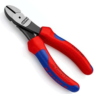 Kìm cắt cạnh cường lực Knipex 74 02 140, cắt đến Ø3.1mm, cán đa màu