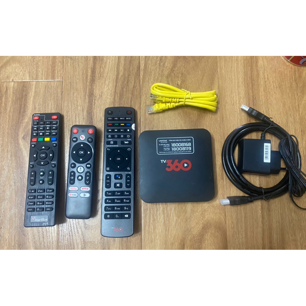 Box tv360 Viettel- Hp40a- Đã up rom- Youtube- Truyền hình- Giải trí