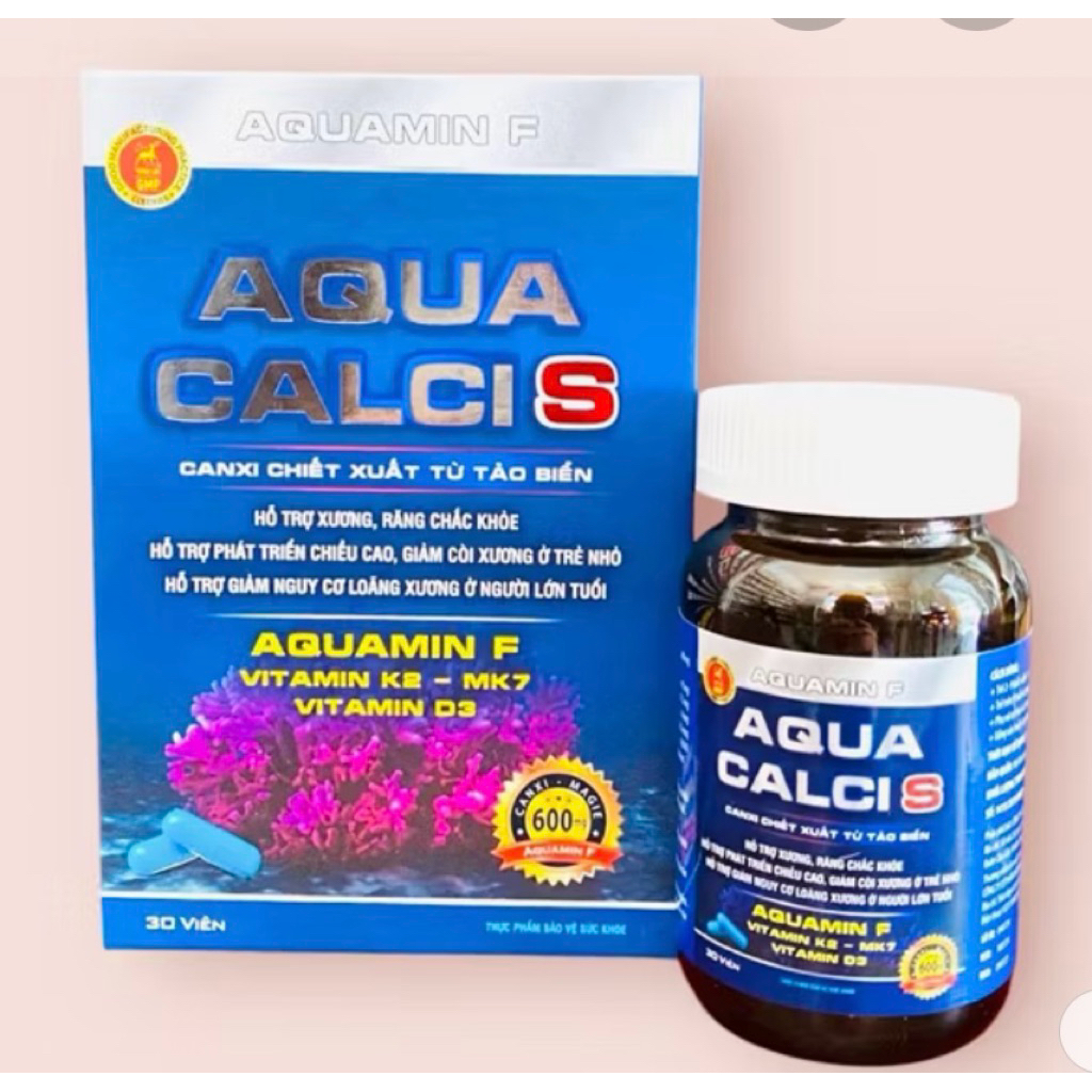 AQUA CALCI S  - Canxi Từ Tảo Biển Không Gây Nóng, Đạt Hiệu Quả cao Hơn Khi Sử Dụng-MAPMC