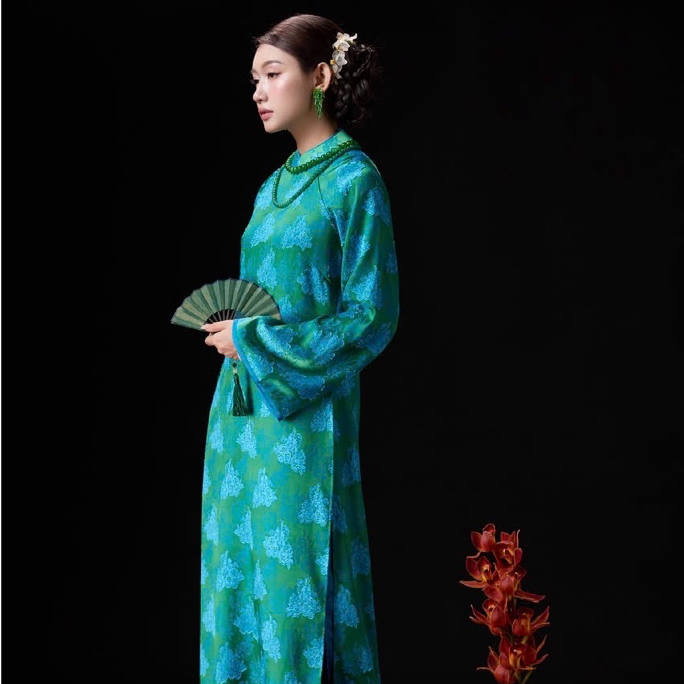 Áo Dài Bích Châu - EDINI - A1722