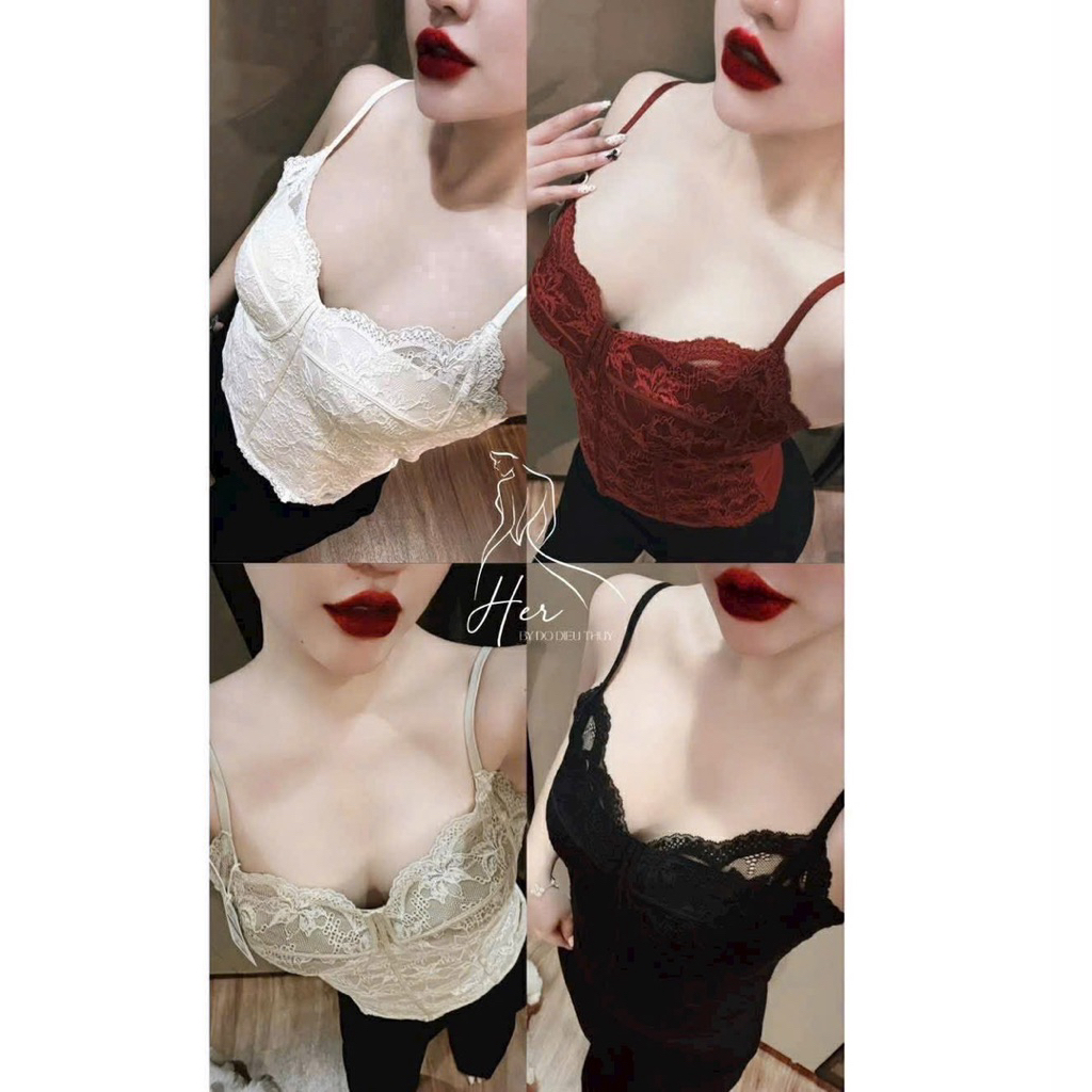 Áo bra ren có cup ngực chuẩn hàng QC có size số tag móc xịn