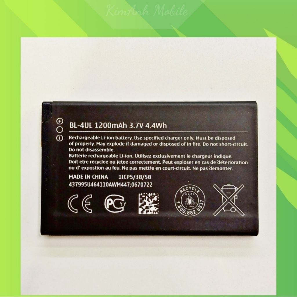 [ Zin ] Pin Zin No.Kia BL-L5H / BL-4UL / BA-L4M