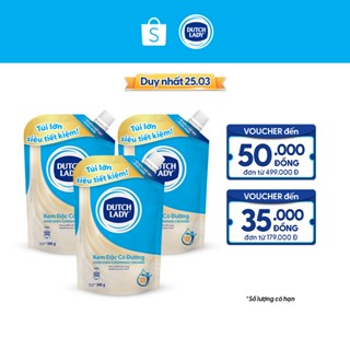 Combo 3 Túi Kem đặc có đường Dutch Lady (545g/túi)