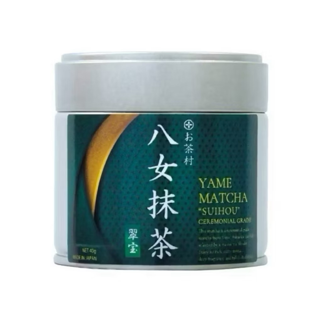 Trà Matcha Yame Ochamura Nutty Fukuoka Hũ 40g Nhật Bản